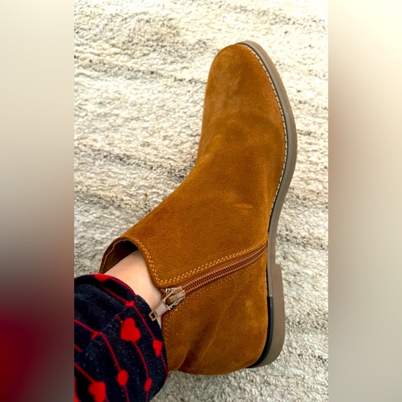 NWOT Steve Madde Boots Booties Suede Tobacco Shoes Men Size 8 Winter - Picture 10 of 11